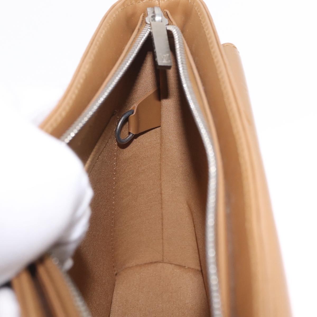 LOUIS VUITTON Monogram Mat Alston Shoulder Bag Beige M55127 LV Auth 208427V