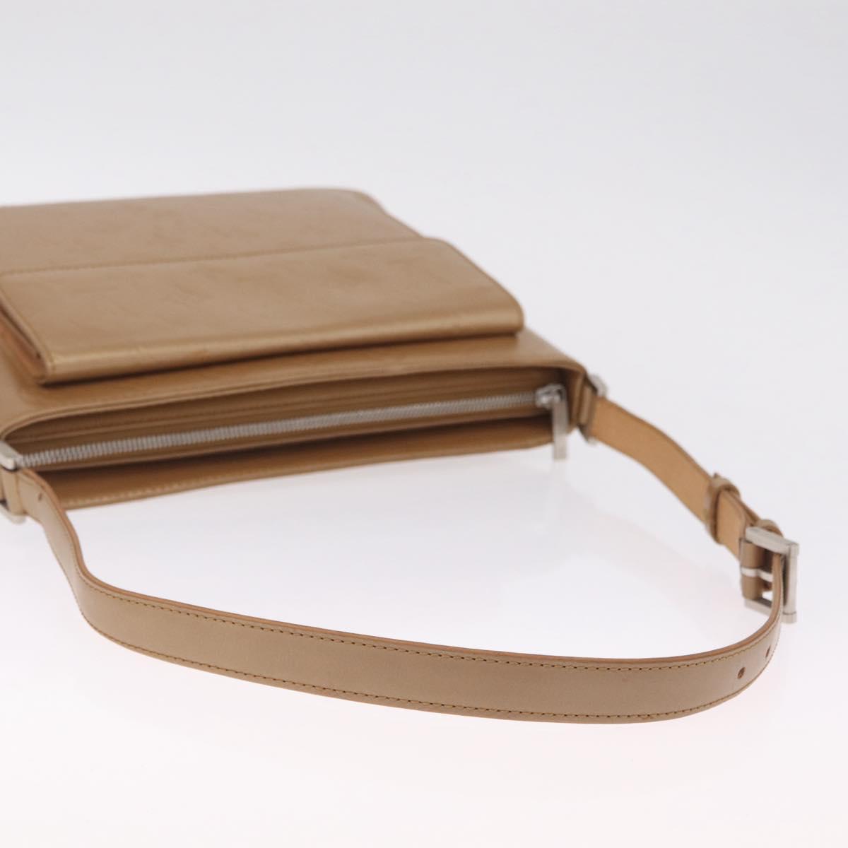 LOUIS VUITTON Monogram Mat Alston Shoulder Bag Beige M55127 LV Auth 208427V