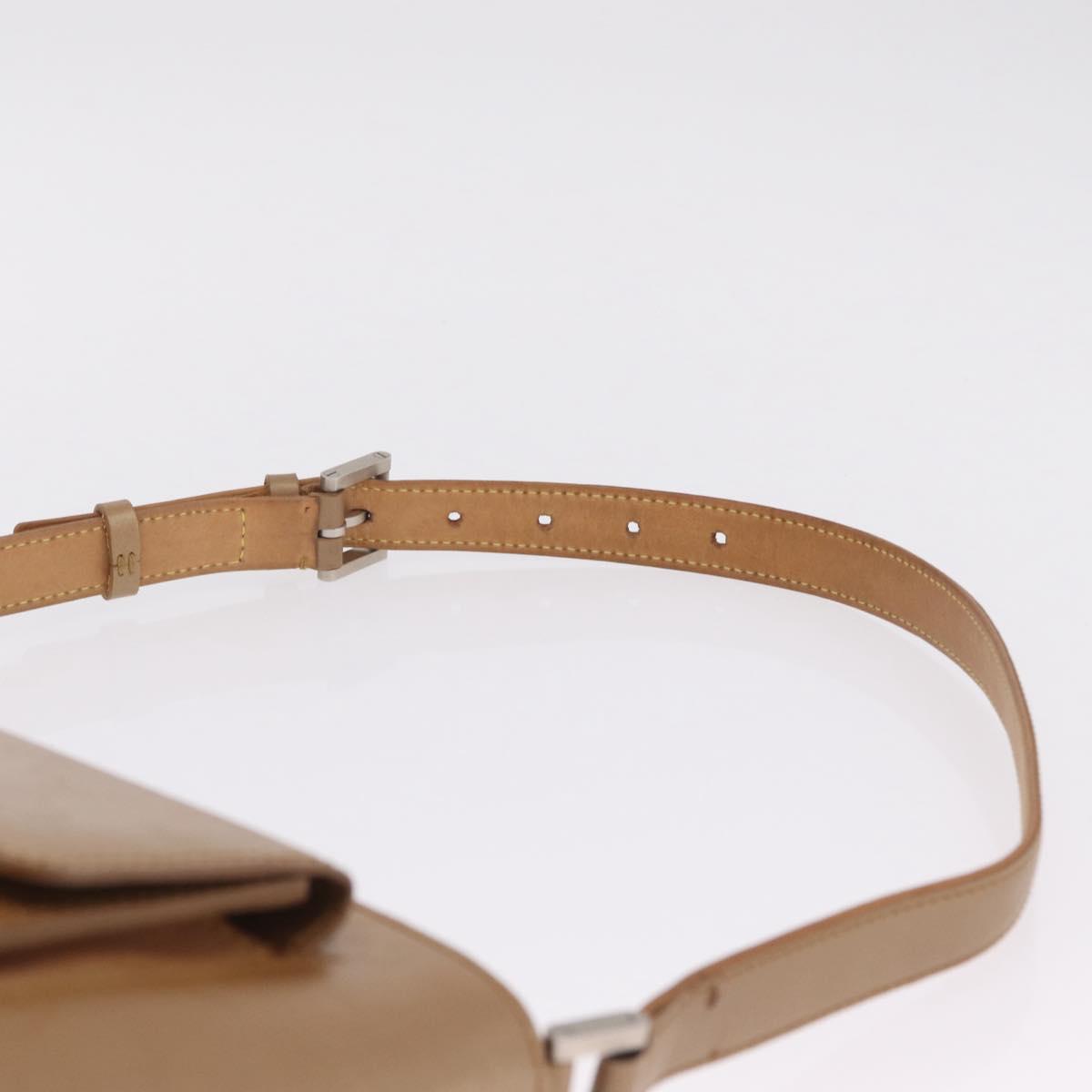 LOUIS VUITTON Monogram Mat Alston Shoulder Bag Beige M55127 LV Auth 208427V