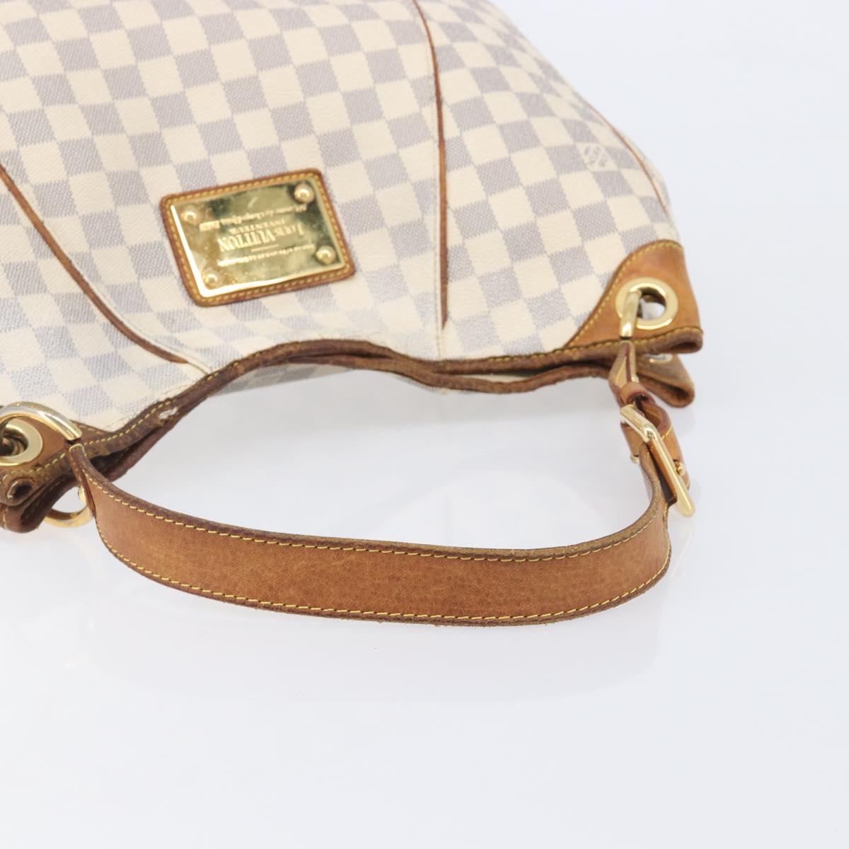 LOUIS VUITTON Damier Azur Galliera PM Shoulder Bag N55215 LV Auth 208435