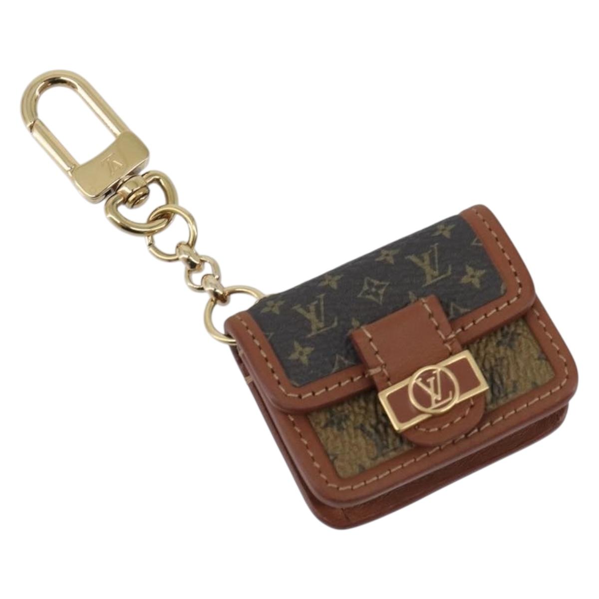 LOUIS VUITTON Monogram Reverse Micro Dauphine Bag M80250 LV Auth 208439M