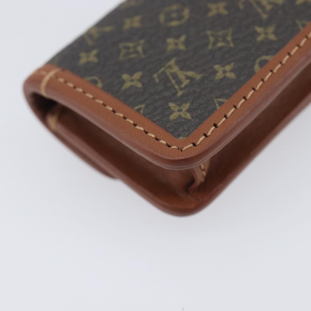 LOUIS VUITTON Monogram Reverse Micro Dauphine Bag M80250 LV Auth 208439M