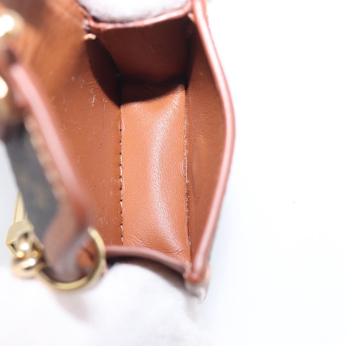 LOUIS VUITTON Monogram Reverse Micro Dauphine Bag M80250 LV Auth 208439M