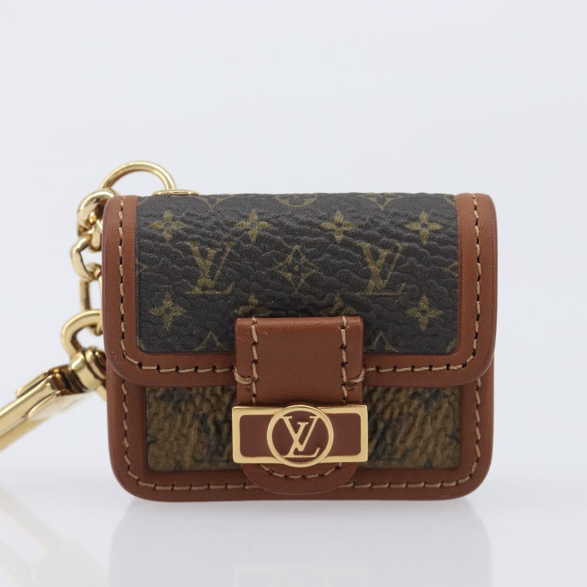 LOUIS VUITTON Monogram Reverse Micro Dauphine Bag M80250 LV Auth 208439M