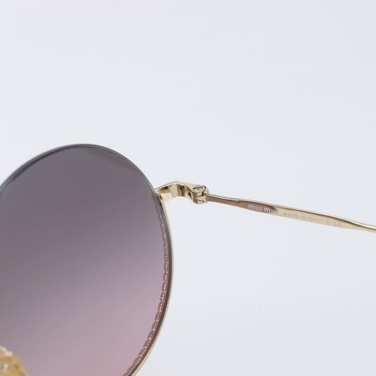 Miu Miu Sunglasses metal Silver Auth 208441