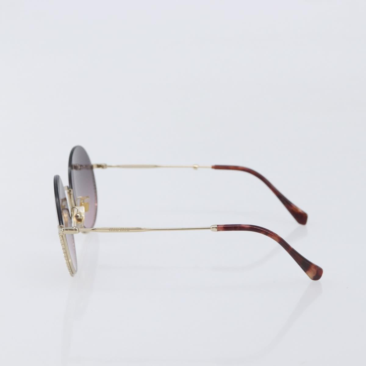 Miu Miu Sunglasses metal Silver Auth 208441