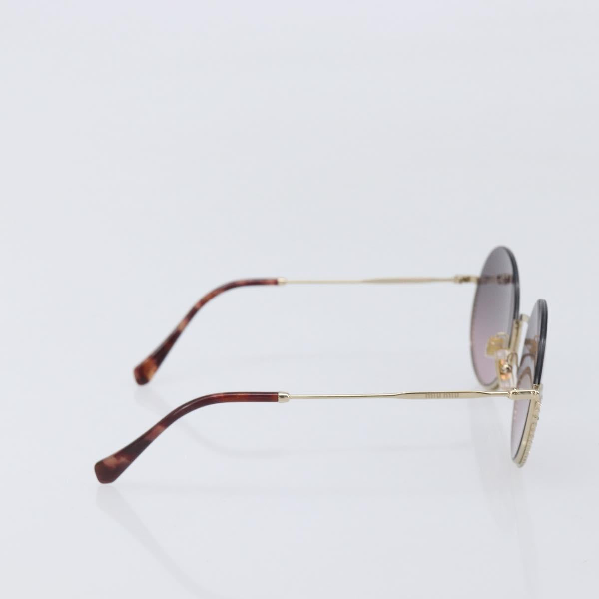 Miu Miu Sunglasses metal Silver Auth 208441