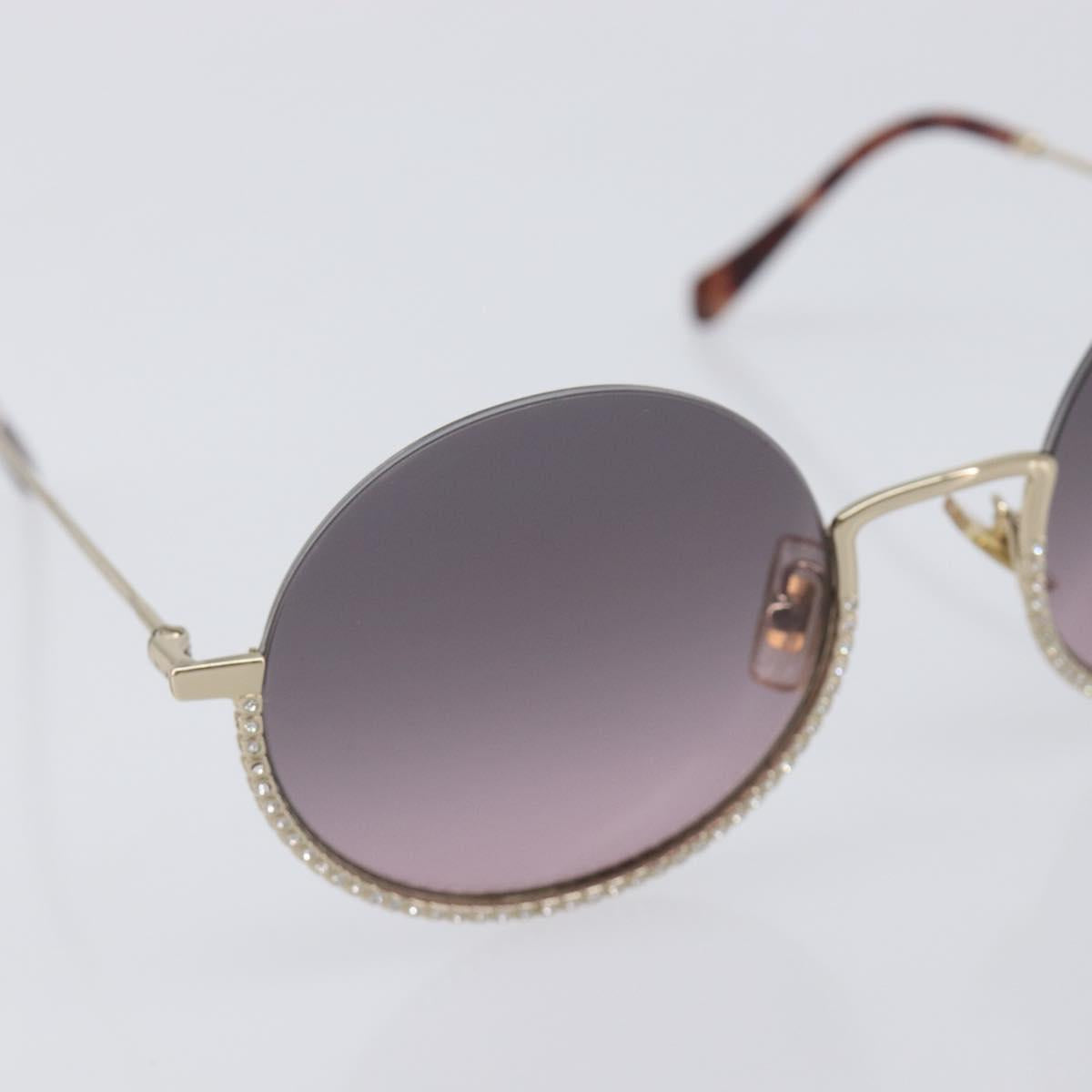 Miu Miu Sunglasses metal Silver Auth 208441