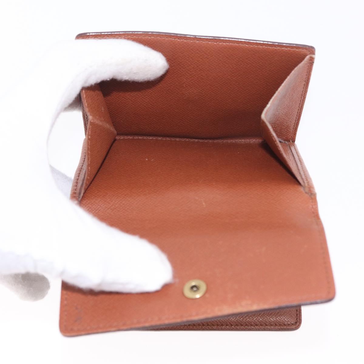 LOUIS VUITTON Monogram Portefeuille Elise Trifold Wallet M61654 LV Auth 208445