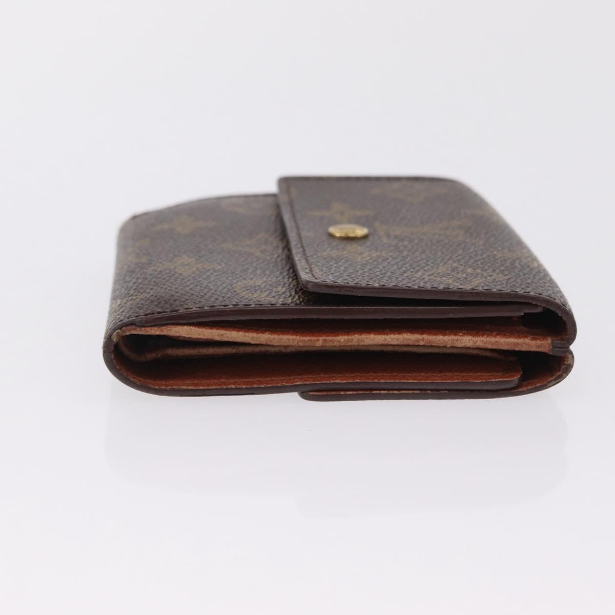 LOUIS VUITTON Monogram Portefeuille Elise Trifold Wallet M61654 LV Auth 208445