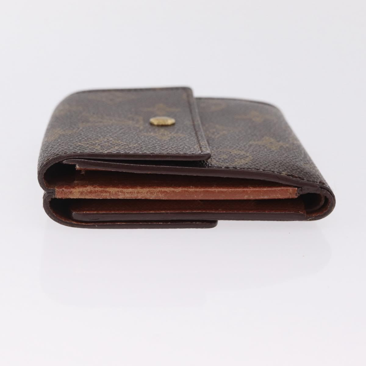 LOUIS VUITTON Monogram Portefeuille Elise Trifold Wallet M61654 LV Auth 208445