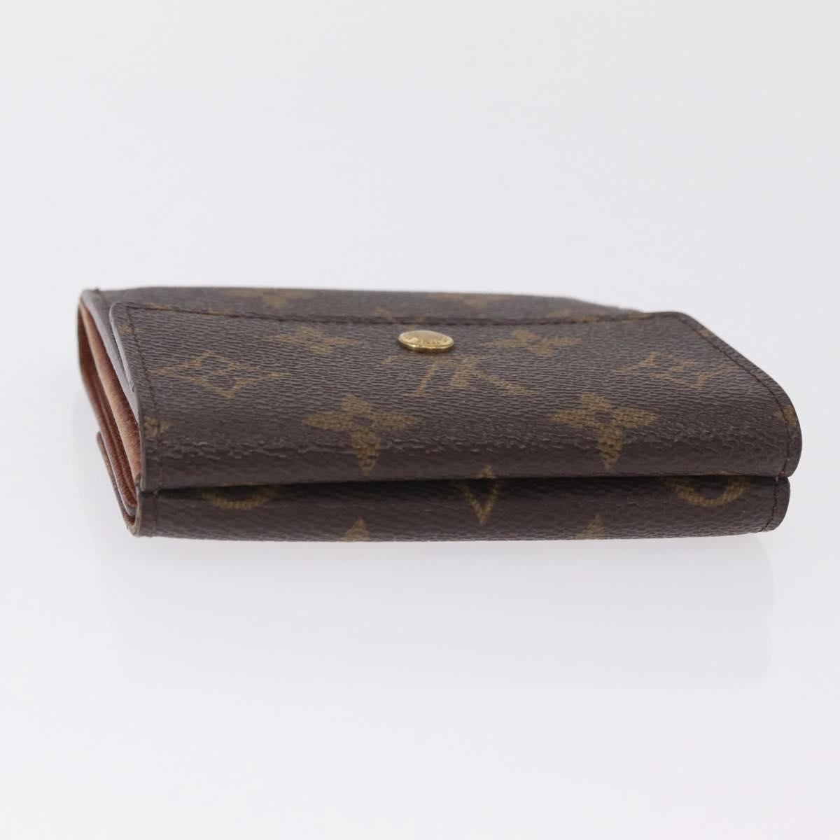 LOUIS VUITTON Monogram Portefeuille Elise Trifold Wallet M61654 LV Auth 208445
