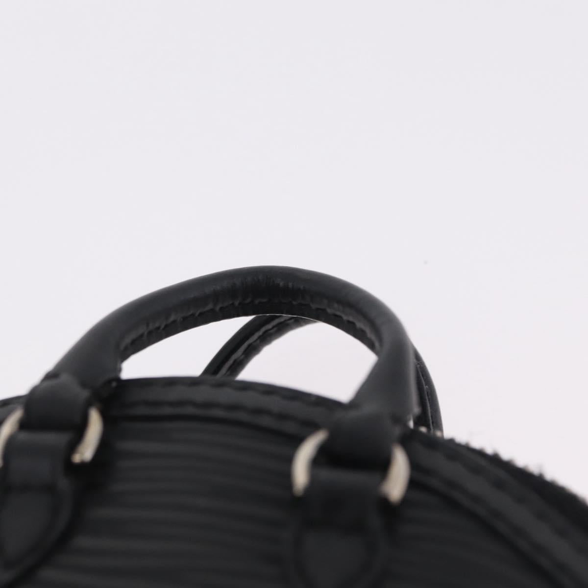 LOUIS VUITTON Epi Mini Lockit Charm Black LV Auth 208454M