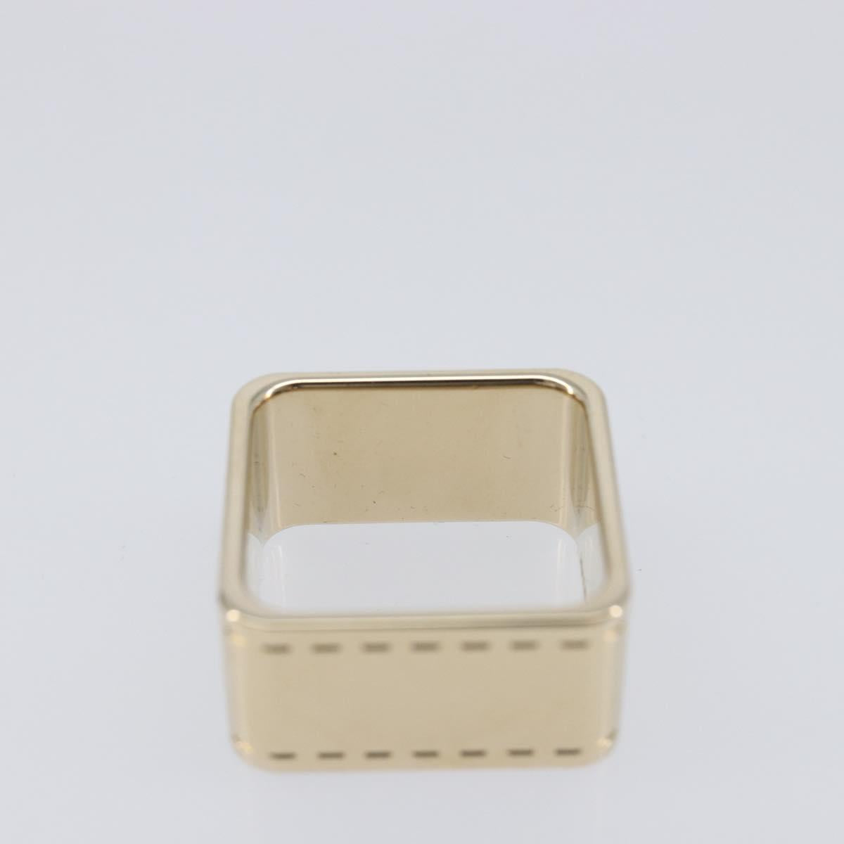 HERMES Scarf Ring metal Gold Tone Auth 208465M