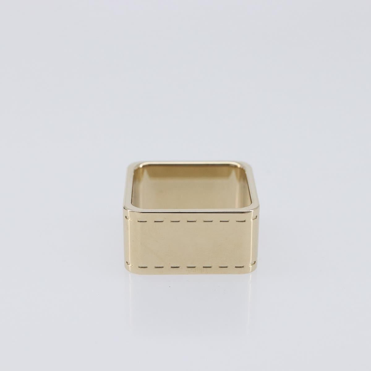 HERMES Scarf Ring metal Gold Tone Auth 208465M