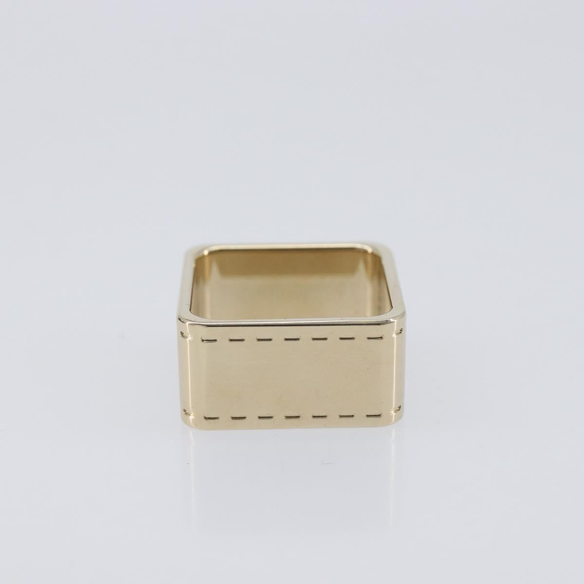 HERMES Scarf Ring metal Gold Tone Auth 208465M