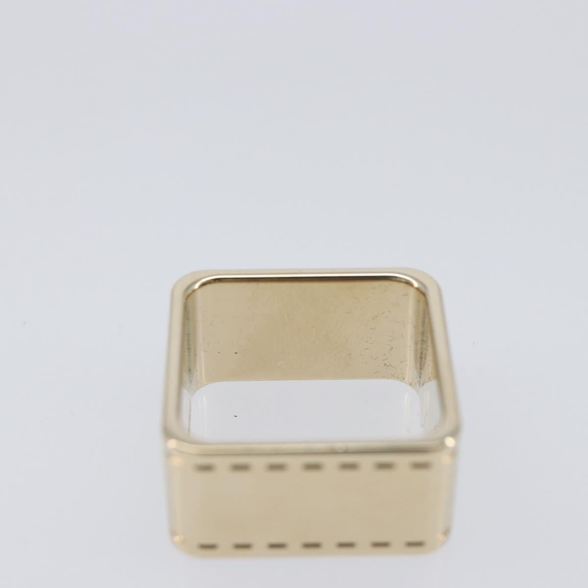 HERMES Scarf Ring metal Gold Tone Auth 208465M