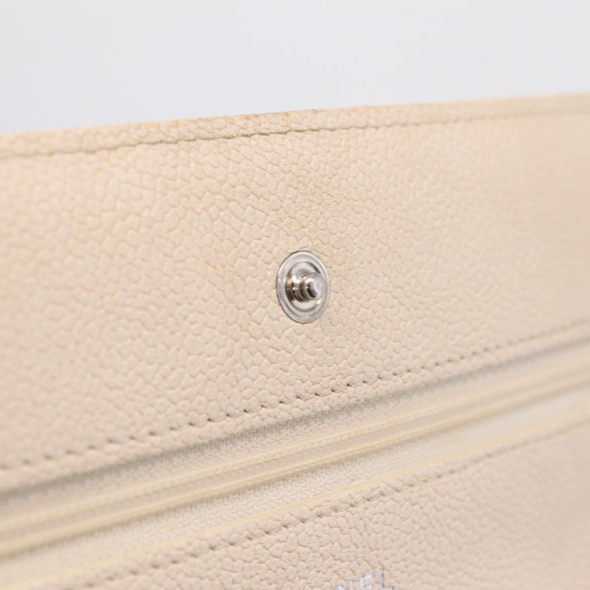 CHANEL Chain Shoulder Bag Canvas Navy Silver CC Auth 208513A