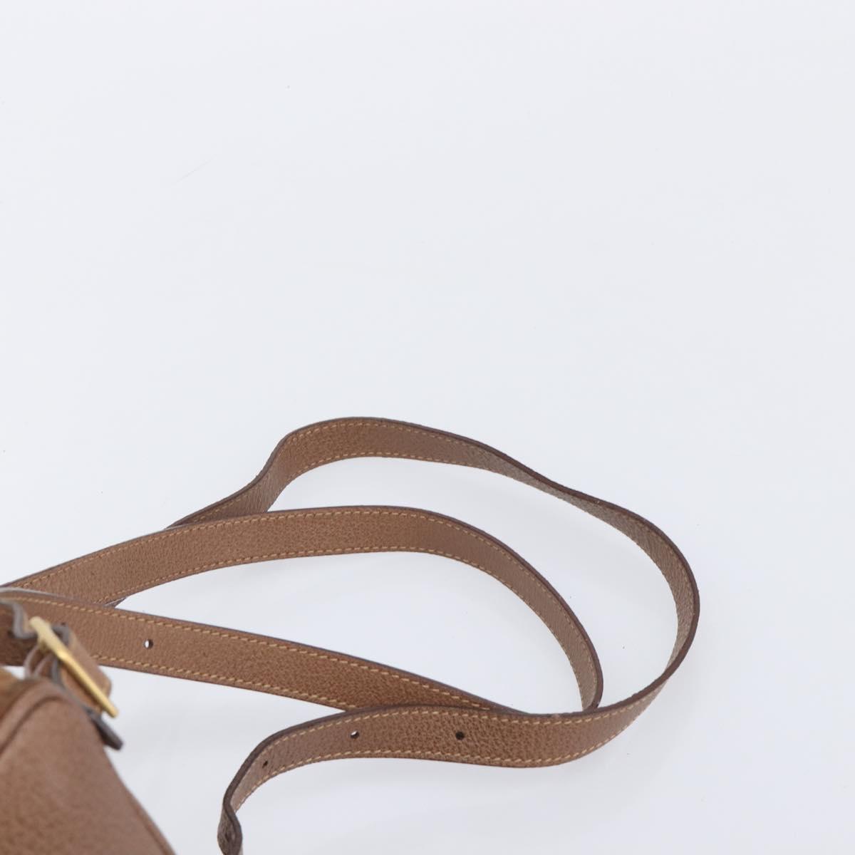 GUCCI Bamboo Backpack Suede Brown Gold Tone 003 1998 0030 Auth 208542