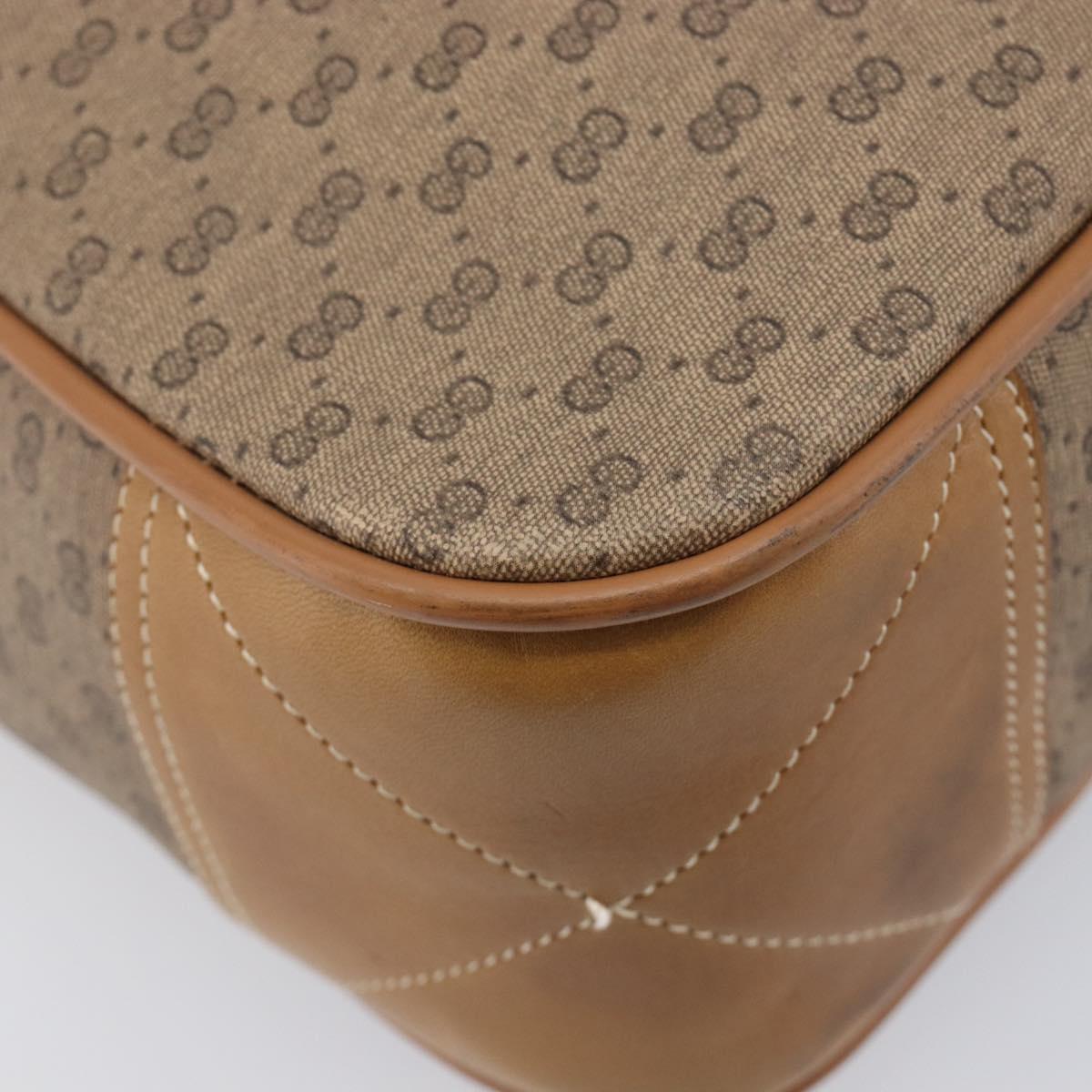 GUCCI Micro GG Web Sherry Line Shoulder Bag PVC Beige 019 43 0107 Auth 208544A