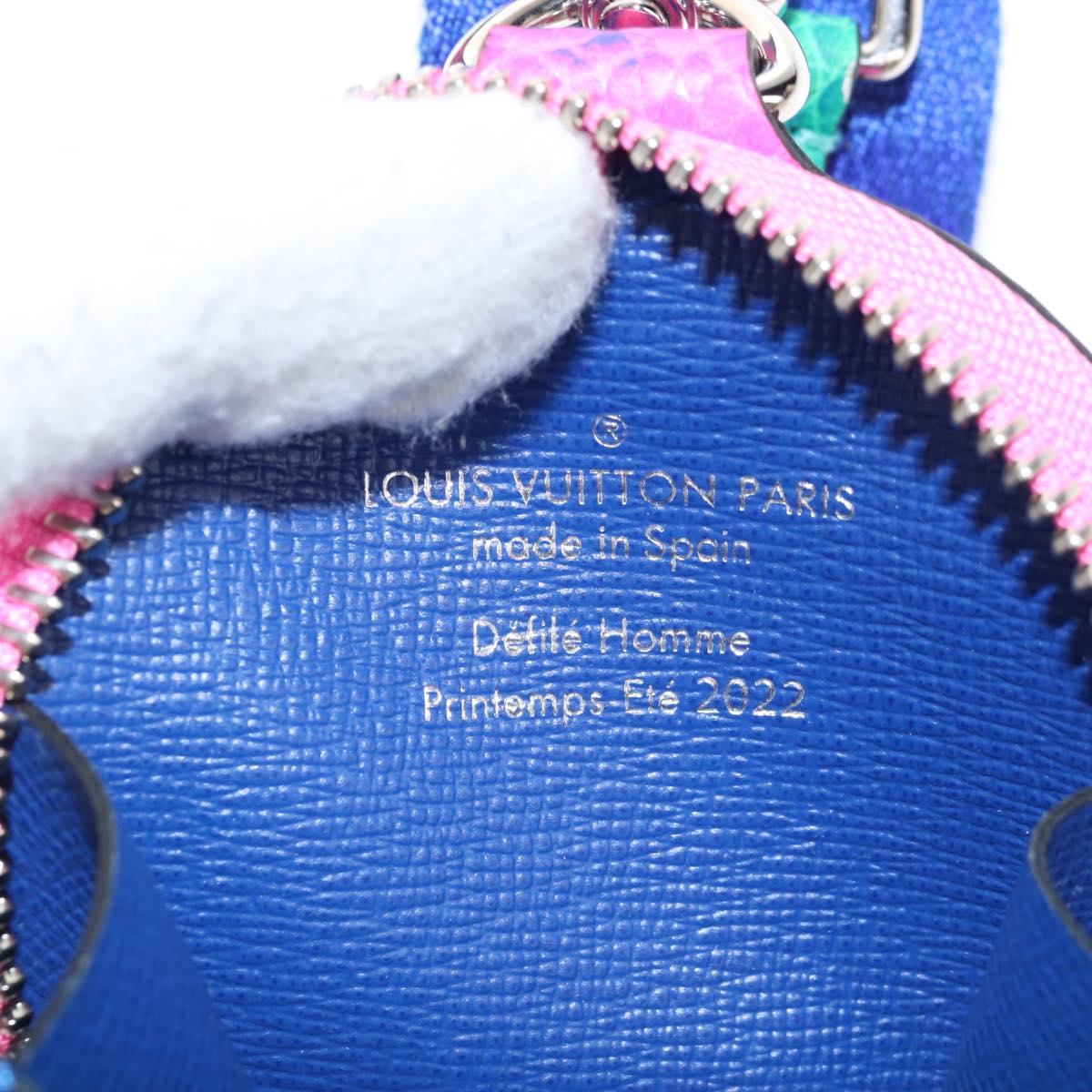 LOUIS VUITTON Taurillon Clemence Illusion Trio Pouch NM M59680 Auth 208551SM