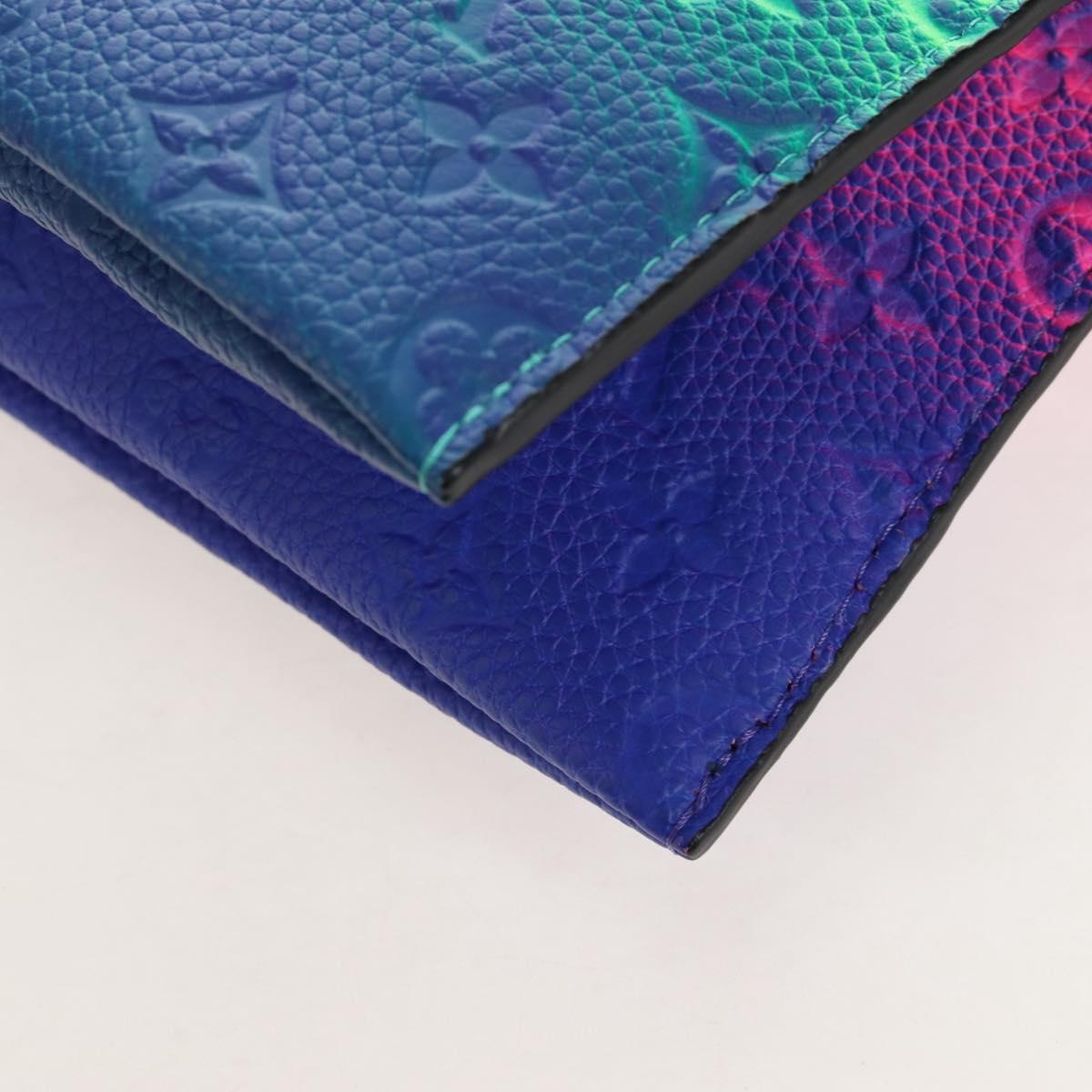 LOUIS VUITTON Taurillon Clemence Illusion Trio Pouch NM M59680 Auth 208551SM