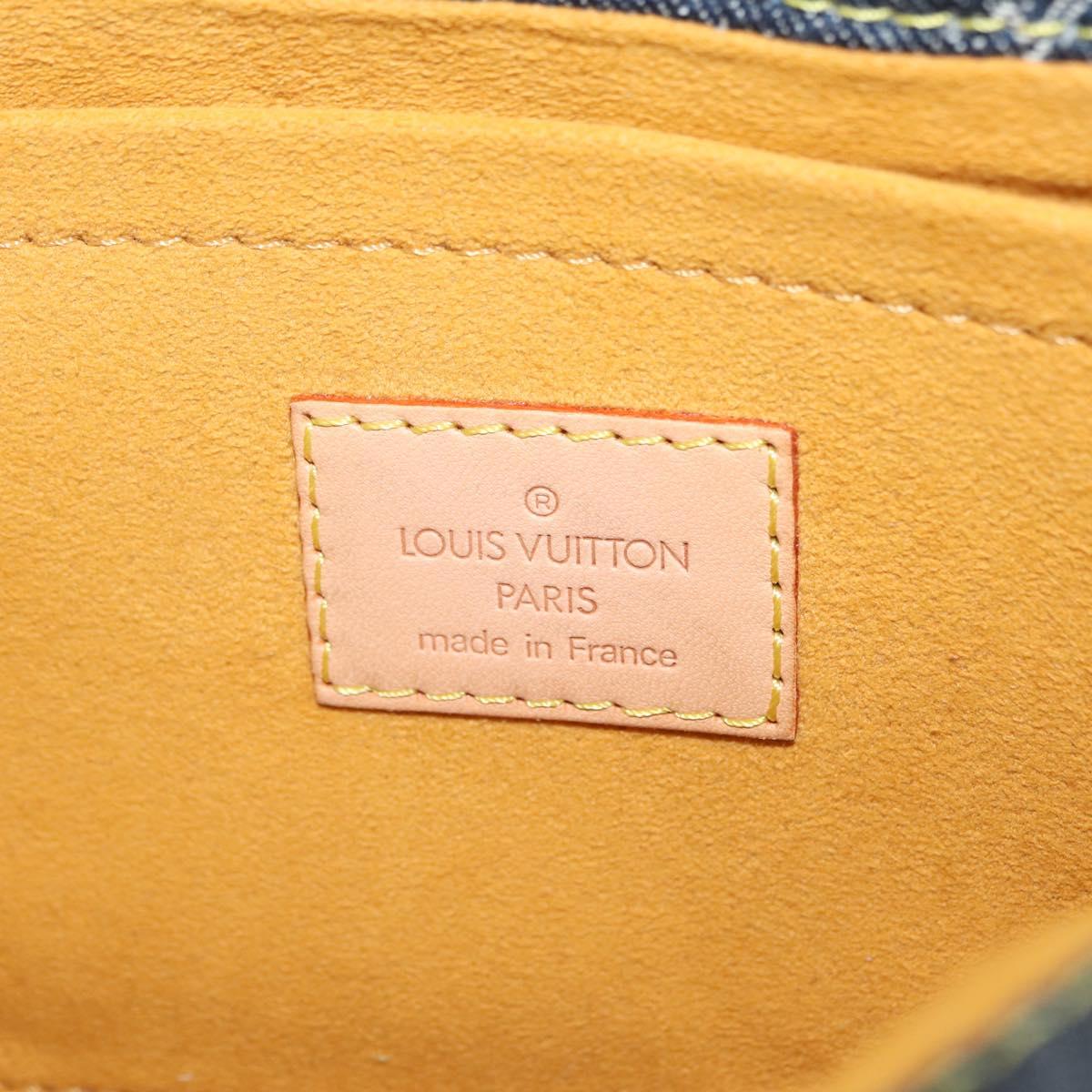 LOUIS VUITTON Monogram Denim Mini Pretty Raye Bag Blue M95333 LV Auth 208556SAM