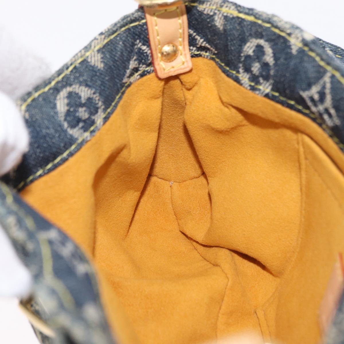 LOUIS VUITTON Monogram Denim Mini Pretty Raye Bag Blue M95333 LV Auth 208556SAM