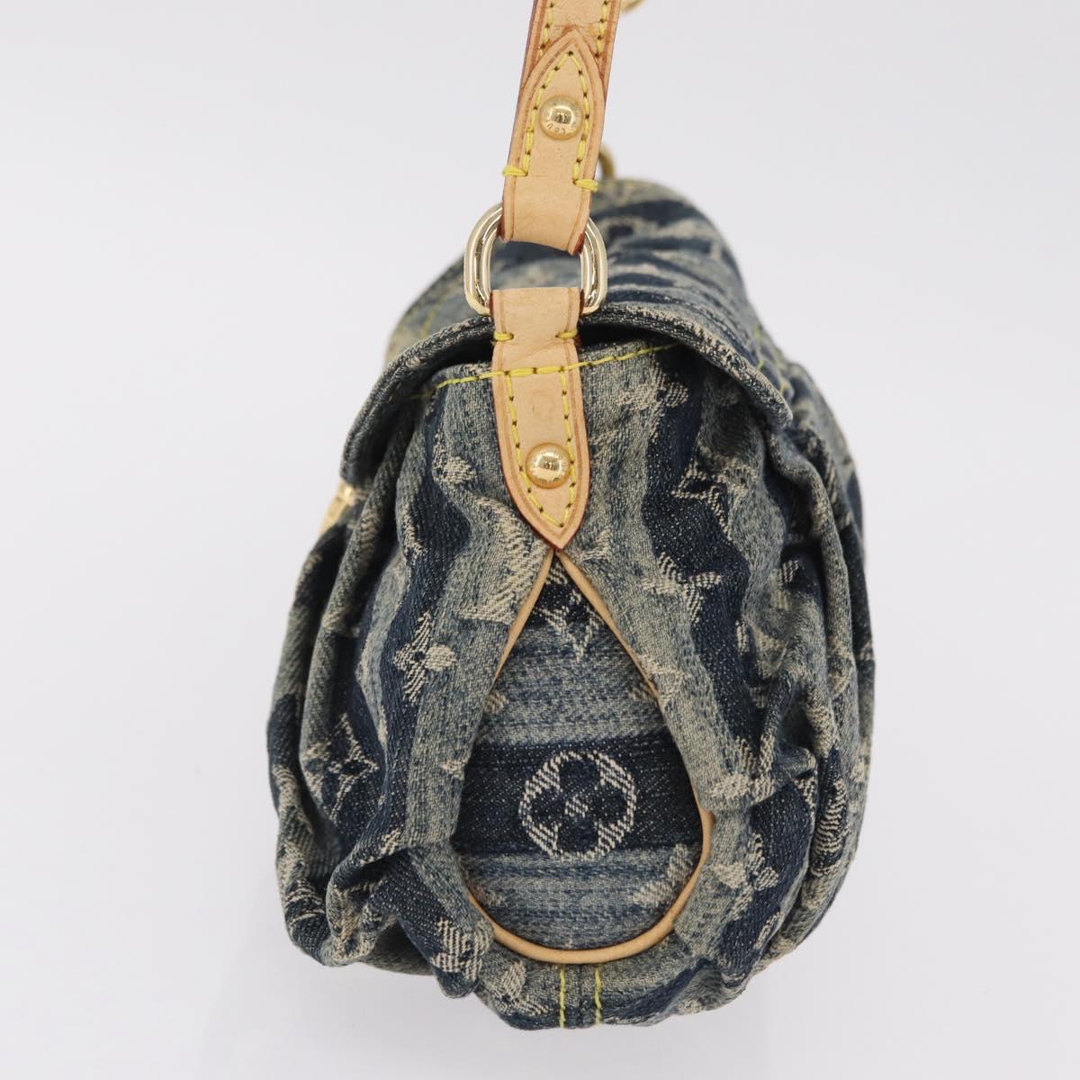 LOUIS VUITTON Monogram Denim Mini Pretty Raye Bag Blue M95333 LV Auth 208556SAM