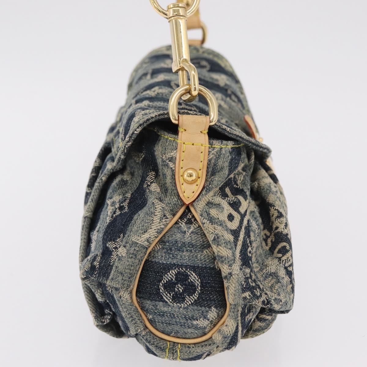 LOUIS VUITTON Monogram Denim Mini Pretty Raye Bag Blue M95333 LV Auth 208556SAM