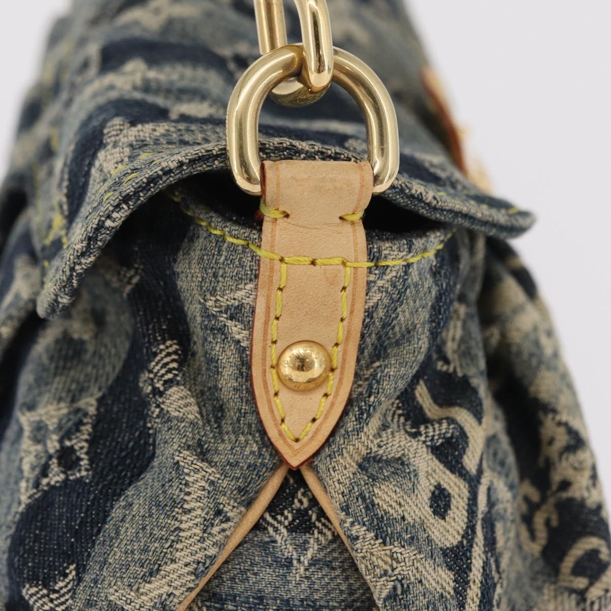 LOUIS VUITTON Monogram Denim Mini Pretty Raye Bag Blue M95333 LV Auth 208556SAM