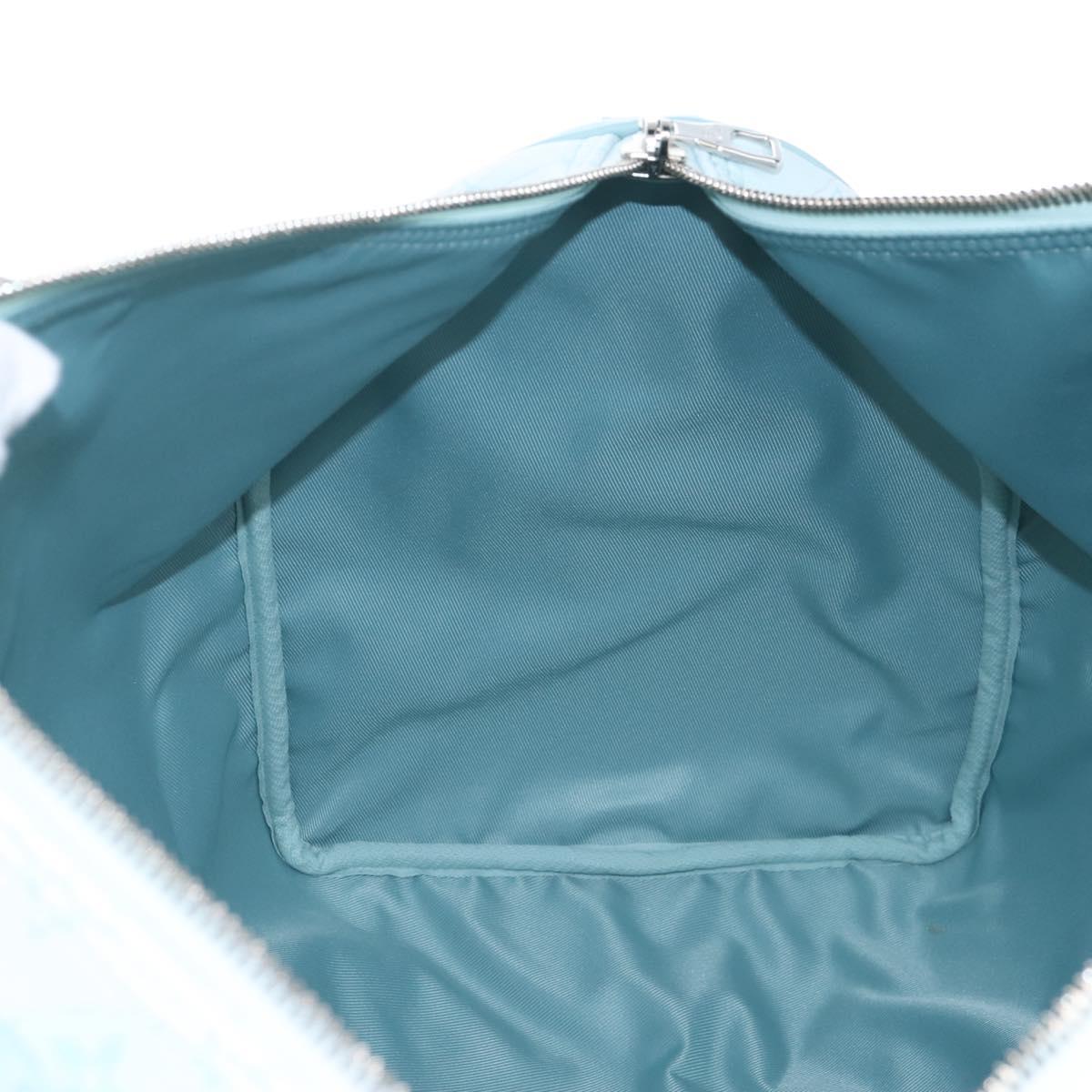 LOUIS VUITTON Aqua Garden Keepall Bandouliere 50 Bag M22570 LV Auth 208560SM