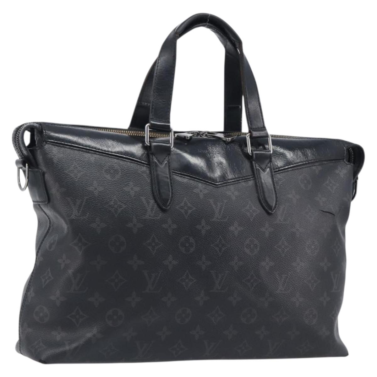 LOUIS VUITTON Monogram Eclipse Explorer Business Bag M40566 LV Auth 208626