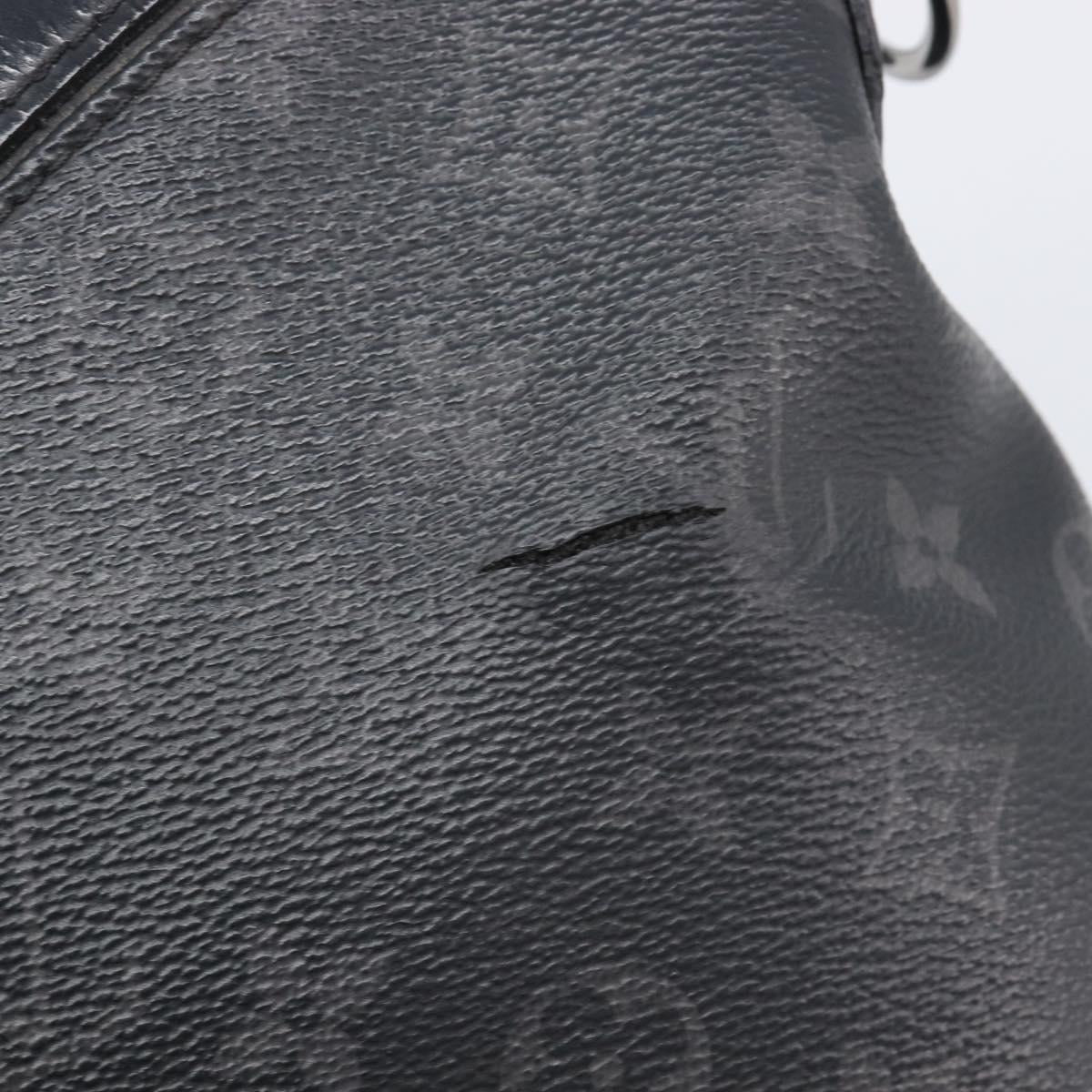 LOUIS VUITTON Monogram Eclipse Explorer Business Bag M40566 LV Auth 208626