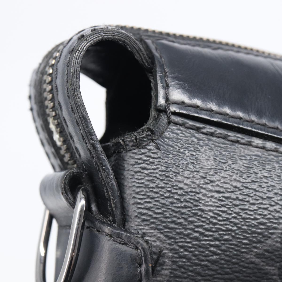 LOUIS VUITTON Monogram Eclipse Explorer Business Bag M40566 LV Auth 208626
