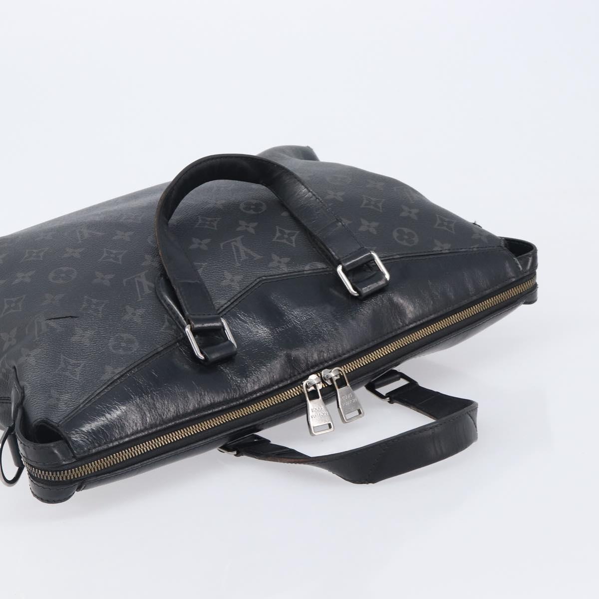 LOUIS VUITTON Monogram Eclipse Explorer Business Bag M40566 LV Auth 208626