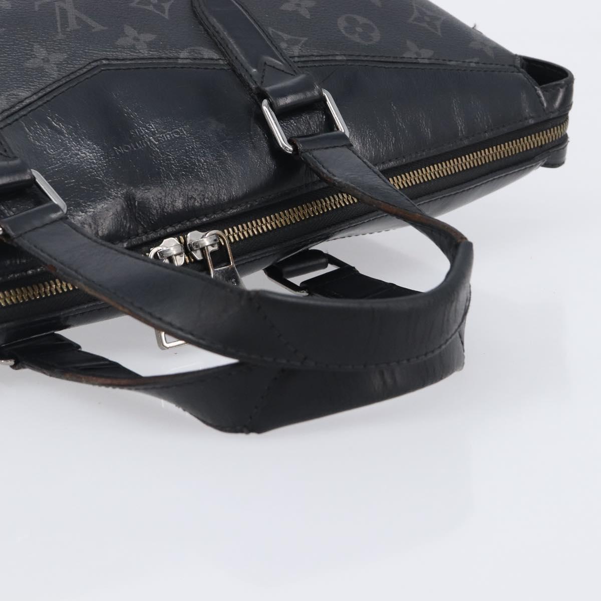 LOUIS VUITTON Monogram Eclipse Explorer Business Bag M40566 LV Auth 208626