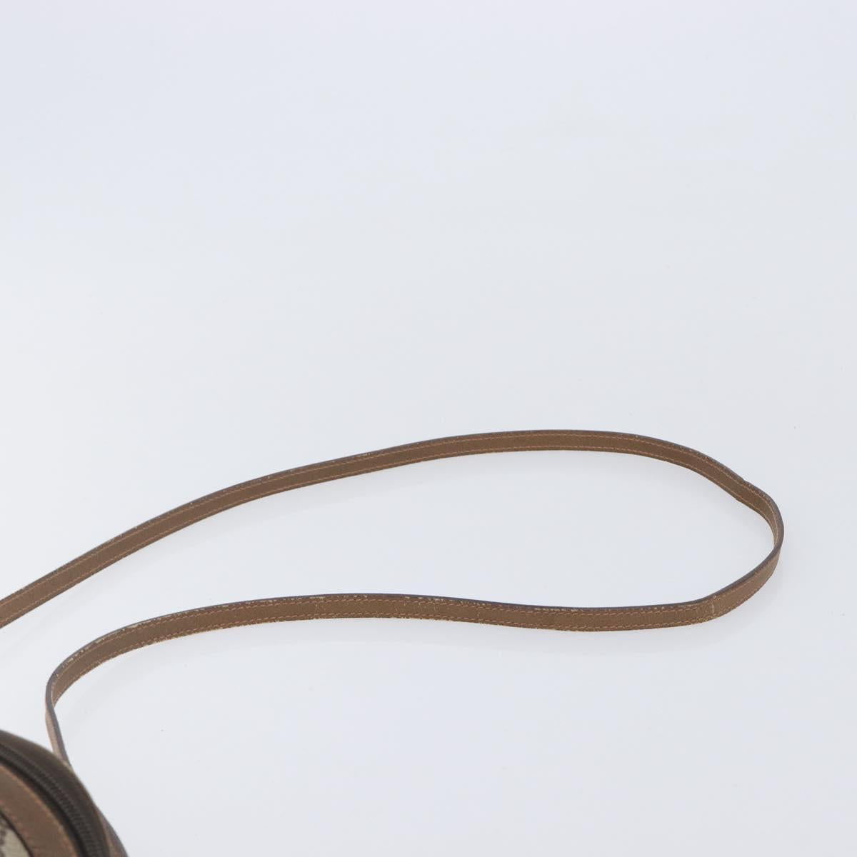 GUCCI GG Supreme Web Sherry Line Shoulder Bag PVC Beige 904 02 070 Auth 208628