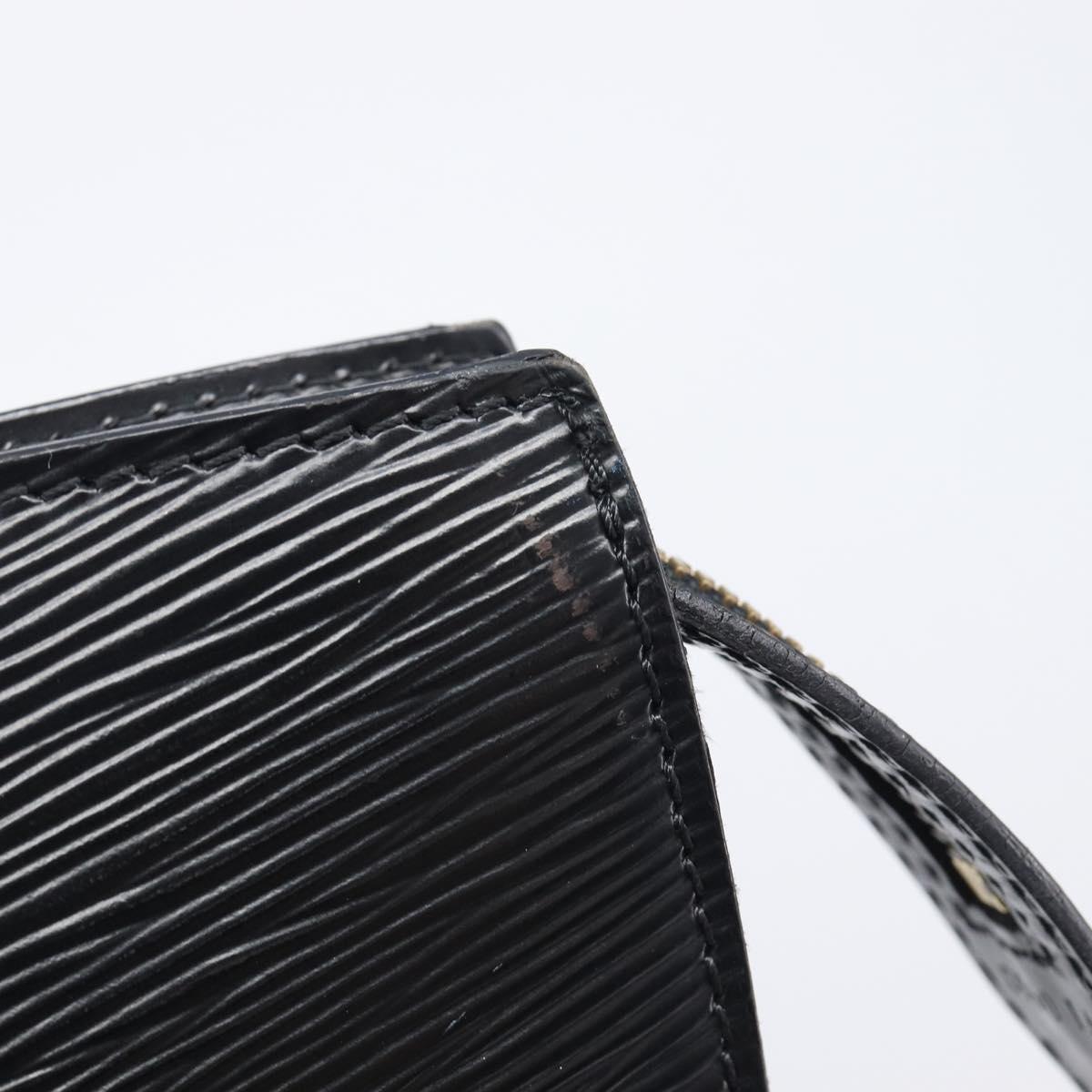 LOUIS VUITTON Epi Saint Jacques Shoulder Bag Black M52272 LV Auth 208635V