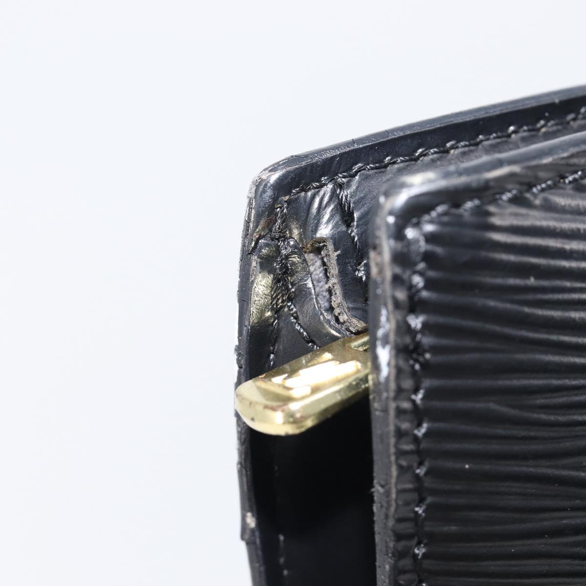LOUIS VUITTON Epi Saint Jacques Shoulder Bag Black M52272 LV Auth 208635V