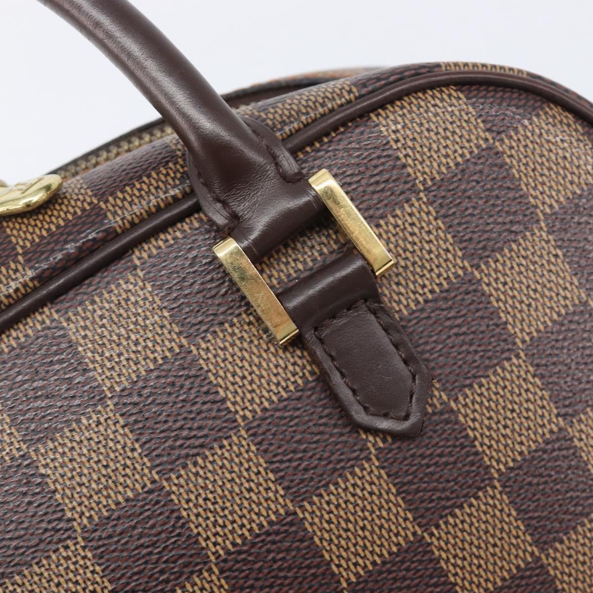 LOUIS VUITTON Damier Ebene Saria mini Hand Bag N51286 LV Auth 208637V
