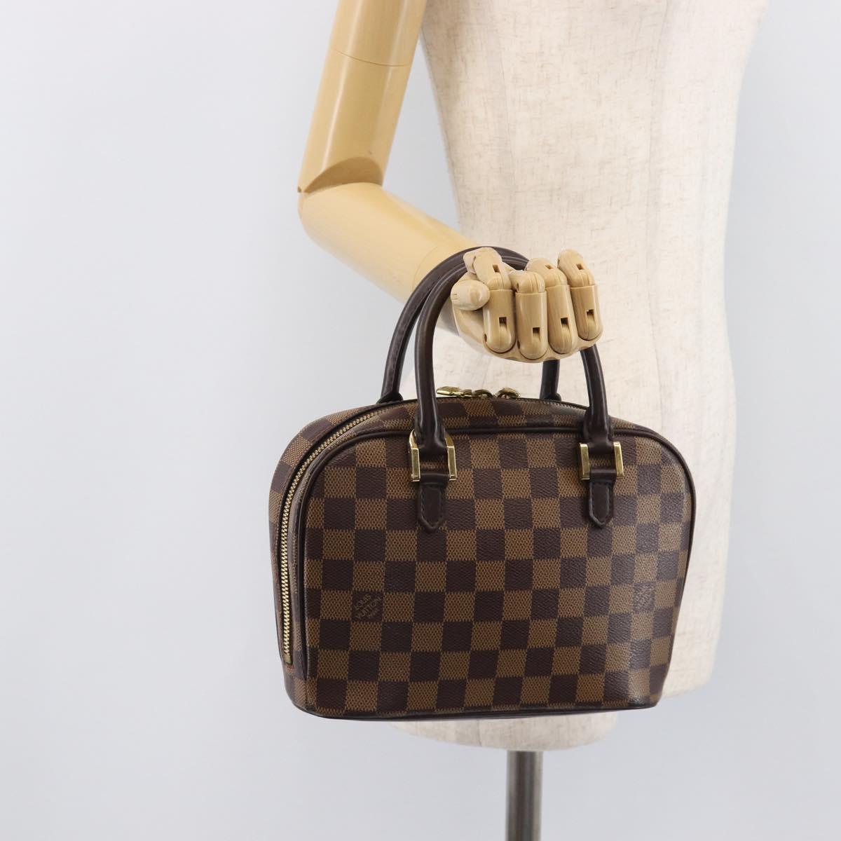 LOUIS VUITTON Damier Ebene Saria mini Hand Bag N51286 LV Auth 208637V