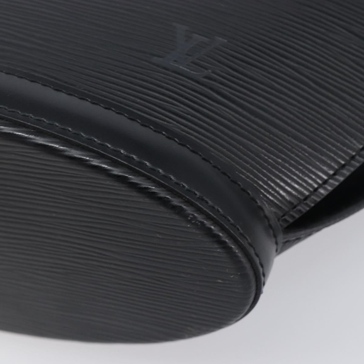 LOUIS VUITTON Epi Saint Jacques Powanie Long Bag Black M52332 LV Auth 208643V