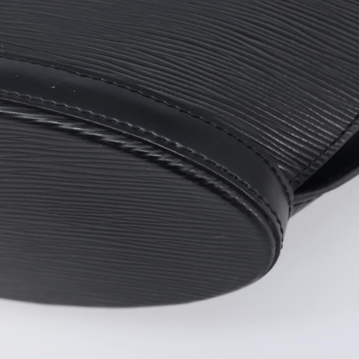 LOUIS VUITTON Epi Saint Jacques Powanie Long Bag Black M52332 LV Auth 208643V