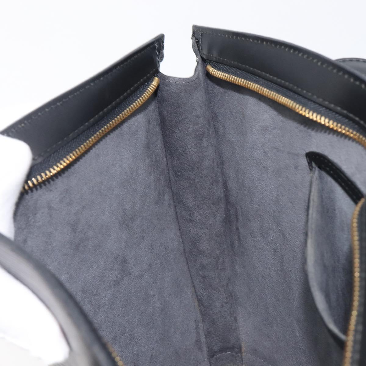 LOUIS VUITTON Epi Saint Jacques Powanie Long Bag Black M52332 LV Auth 208643V