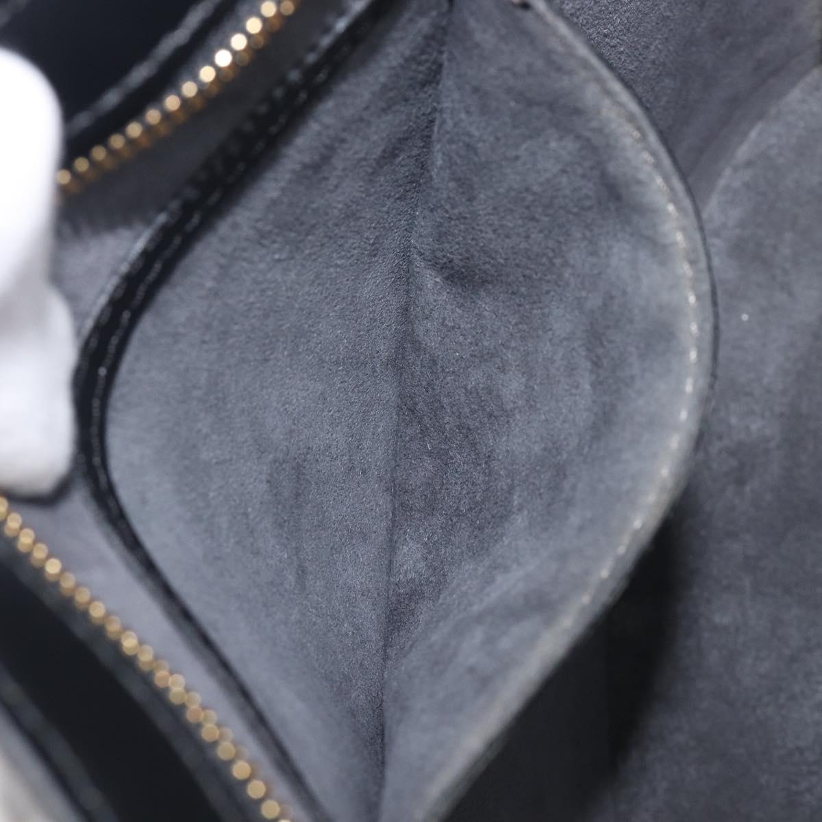 LOUIS VUITTON Epi Saint Jacques Powanie Long Bag Black M52332 LV Auth 208643V