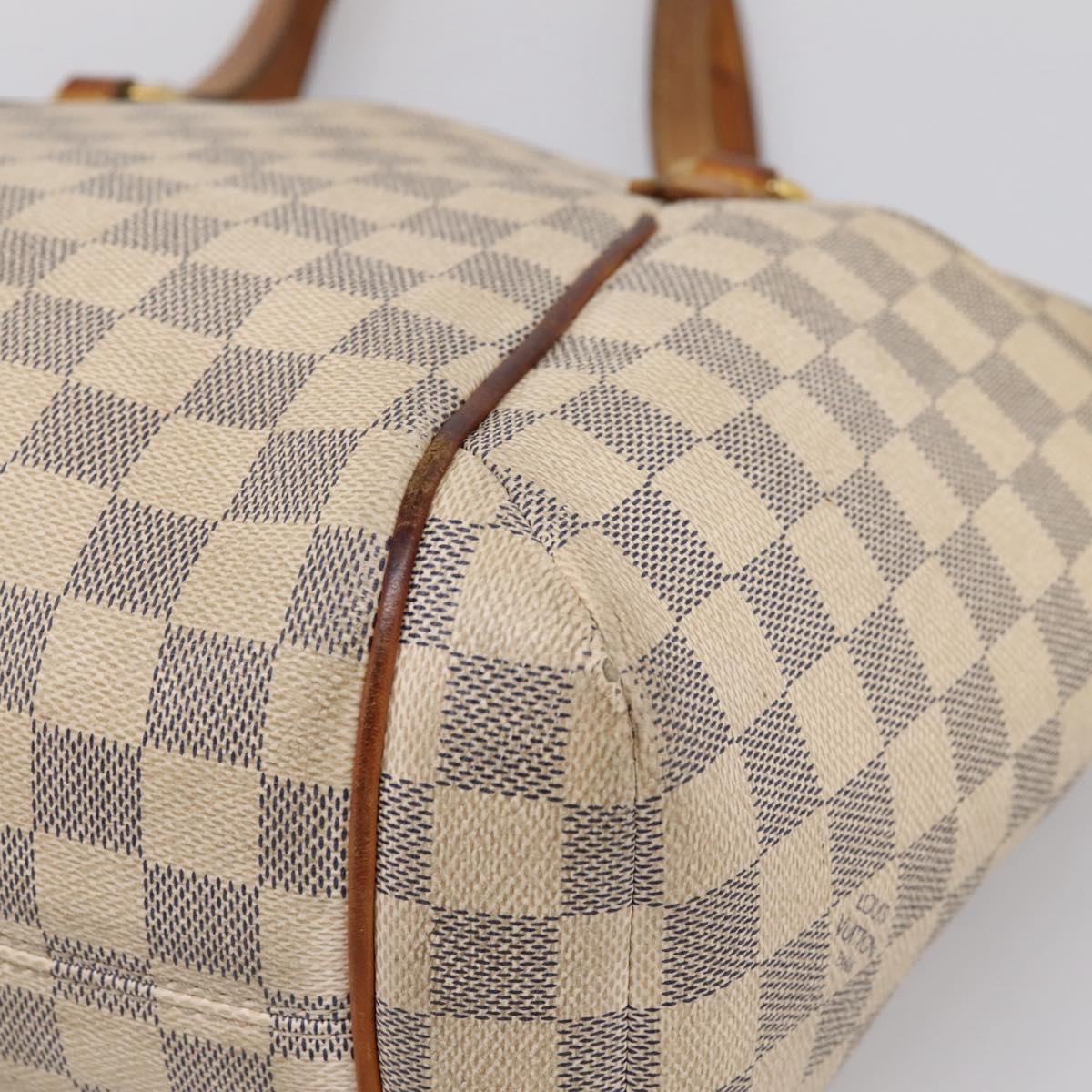 LOUIS VUITTON Damier Azur Totally MM Tote Bag N51262 LV Auth 208644
