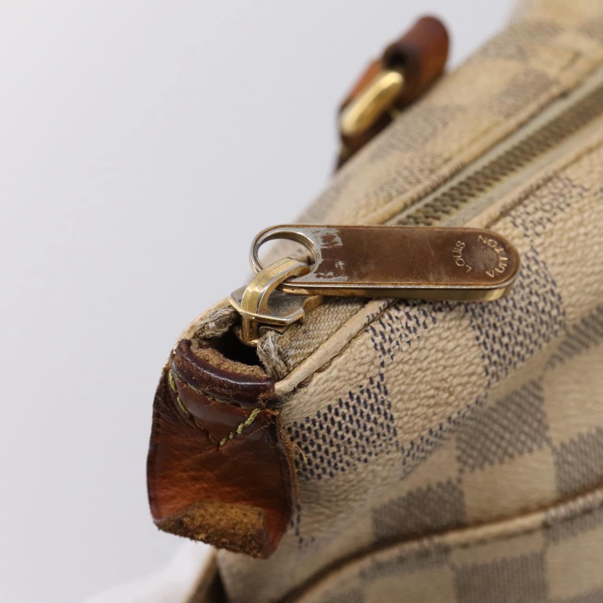LOUIS VUITTON Damier Azur Totally MM Tote Bag N51262 LV Auth 208644