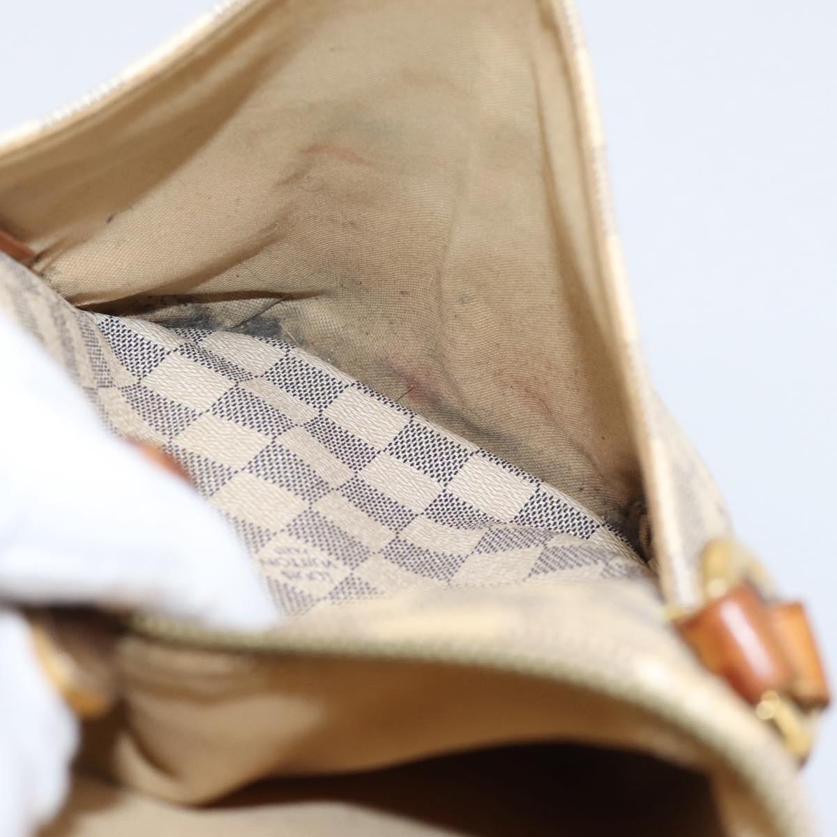 LOUIS VUITTON Damier Azur Totally MM Tote Bag N51262 LV Auth 208644