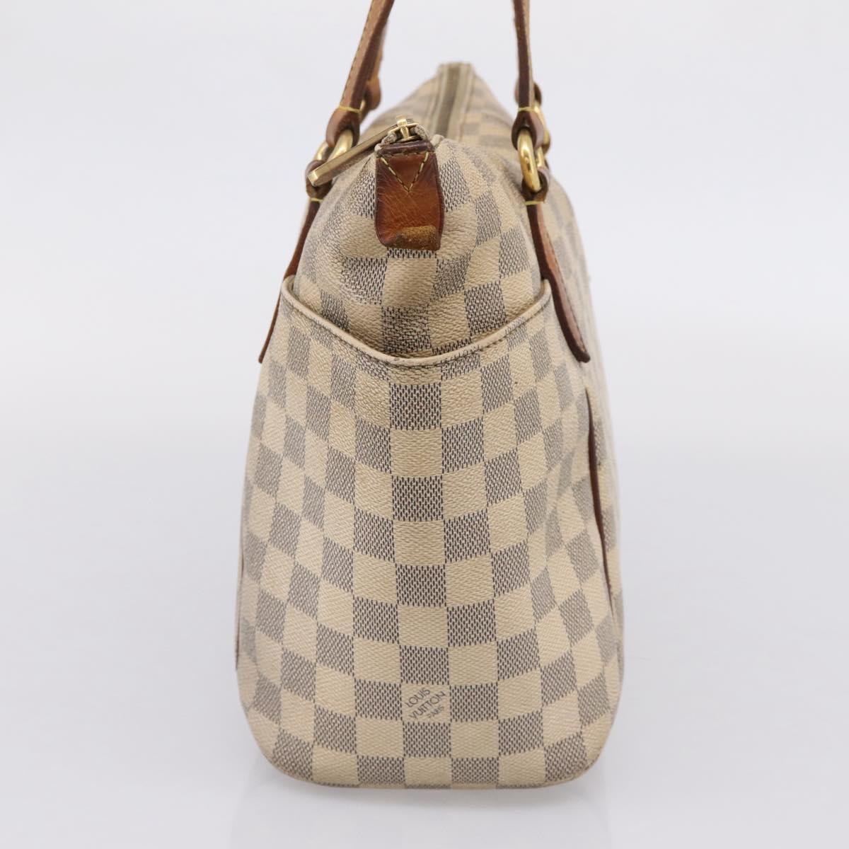 LOUIS VUITTON Damier Azur Totally MM Tote Bag N51262 LV Auth 208644